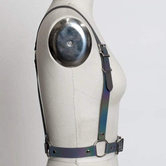 Apatico Reflective Rainbow Harness Medium - Picture 5 of 6